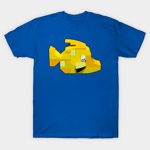 Brick Creations - Yellow Fish T-Shirt by druscilla13